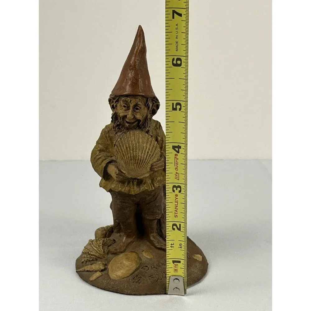 Tom Clark Gnome Pawley #42 Cairn Studio 1984 Shell Beach Figurine Vintage - Picture 9 of 9